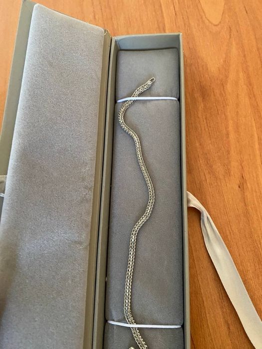 Итальянский серебряный браслет