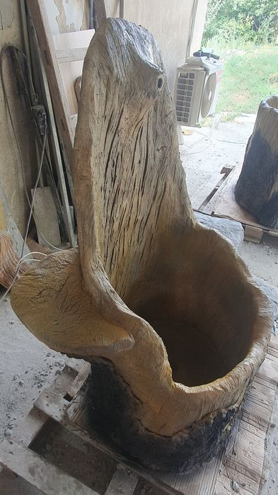 Градинска чешма от щампован бетон