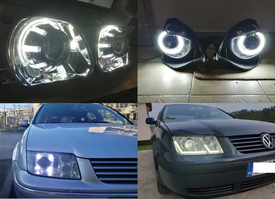 Ремонт рециклиране на фарове LED крушки Bi-LED Bi-xenon лупи и системи