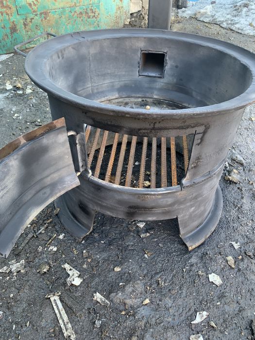 Новая печь под казан