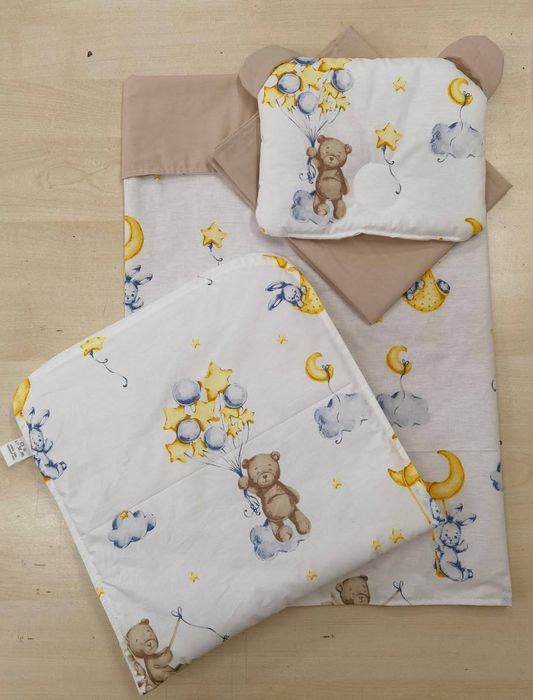 Комплект за количка 4 части летен с подложка непромокаема