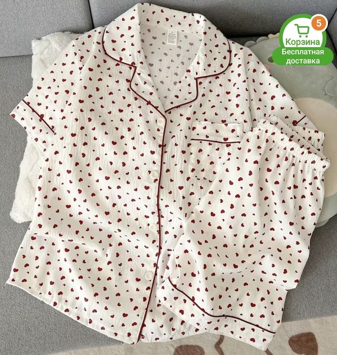 Пижамы женские с шортами