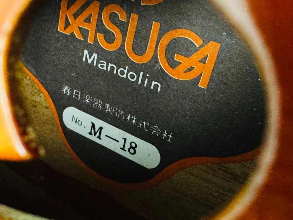 Made in JAPAN! 1970's Мадолина "The Kasuga" M-18 с оригинален кейс!