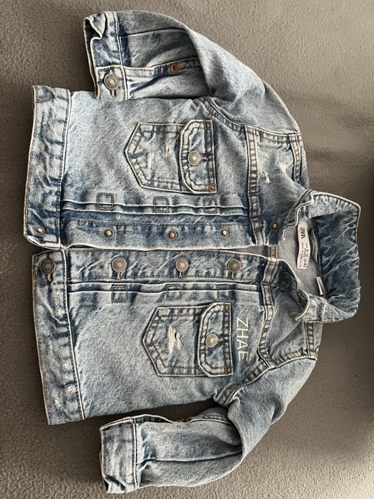 Бебешко дънкено яке зара 80см Zara