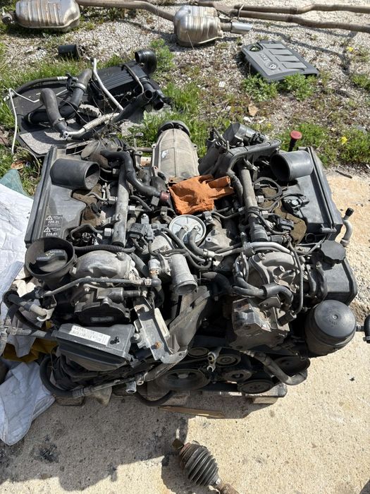 Двигател Mercedes OM 642 320cdi 224кс оборудван заедно с кутията