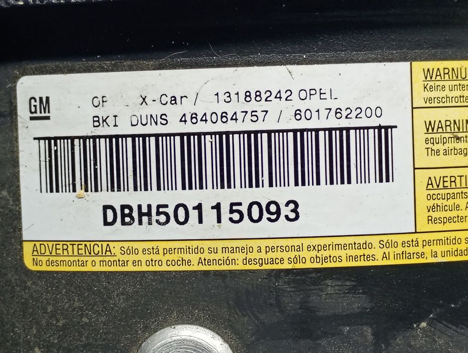 Airbag sofer 13188242 Opel Corsa C (2000 - 2003)
