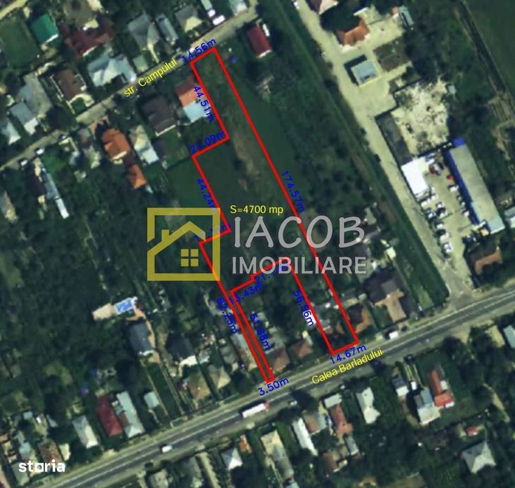 Teren intravilan, Calea Barladului, Bacau