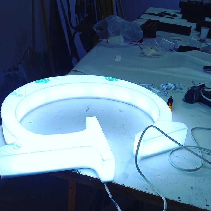 Объемные буквы а Алматы, Неоновые вывески, наружная реклама, баннеры