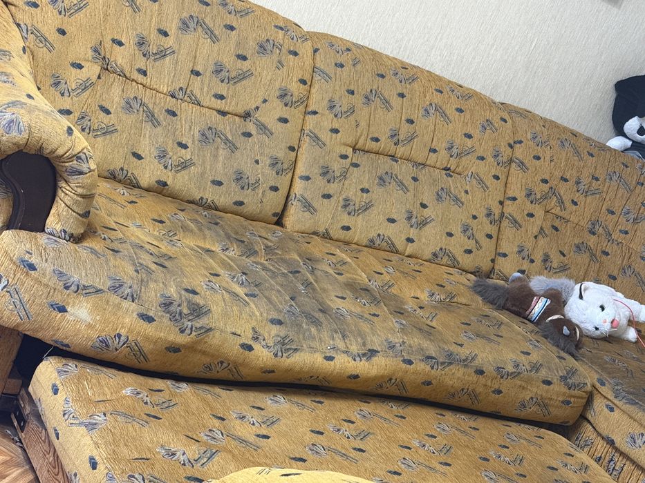 Диван с одним креслом раскладной