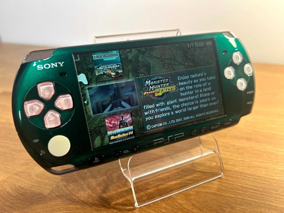 PSP 3000 Spirited Green — culoare imposibil de găsit | Japonia