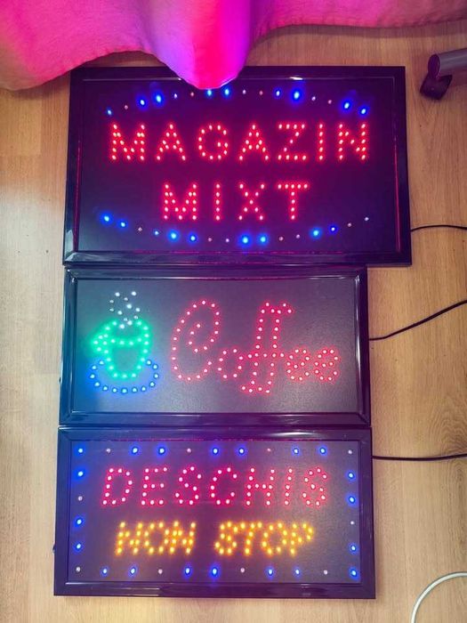 Panouri publicitare LED magazin alimentar mixt