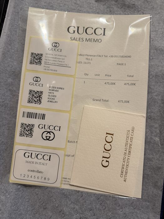 Шал Gucci-Оригинален