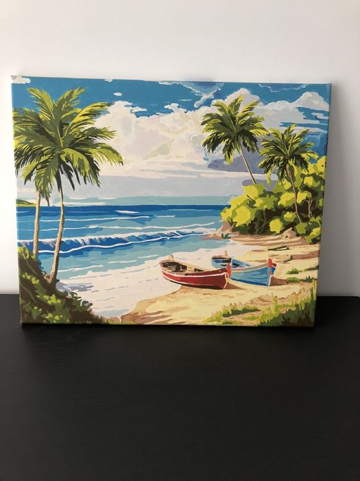 Картина по номера «Лодка»