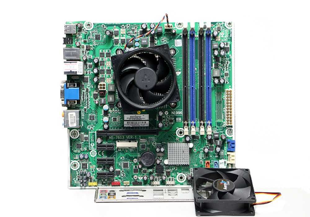 MB+CPU LGA 1156 HP MS-7613 4x DDR3 В комплекте I3-550/ 3.20GHz +Fan