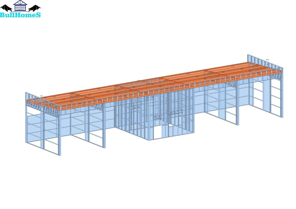 Конструкция за Автомивка - 155м²-25.85м x 6м