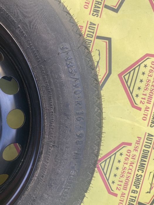 Roata rezerva slim originala OE Mercedes 125 90 R 16 5X112 A - C class