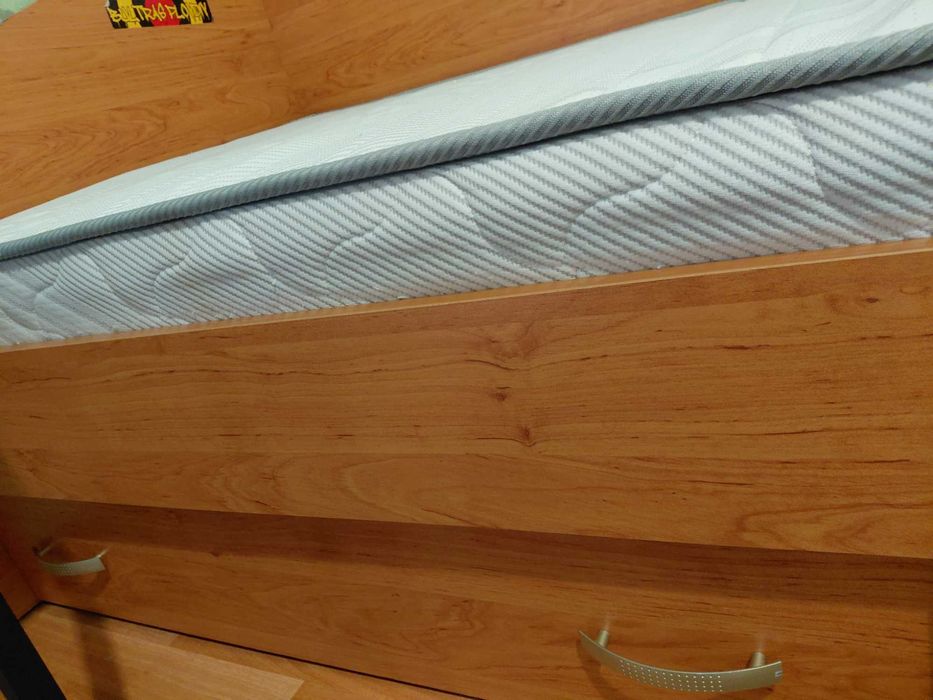 Легло за матрак 82/190 с вкл. двулицев матрак и подматрачна рамка