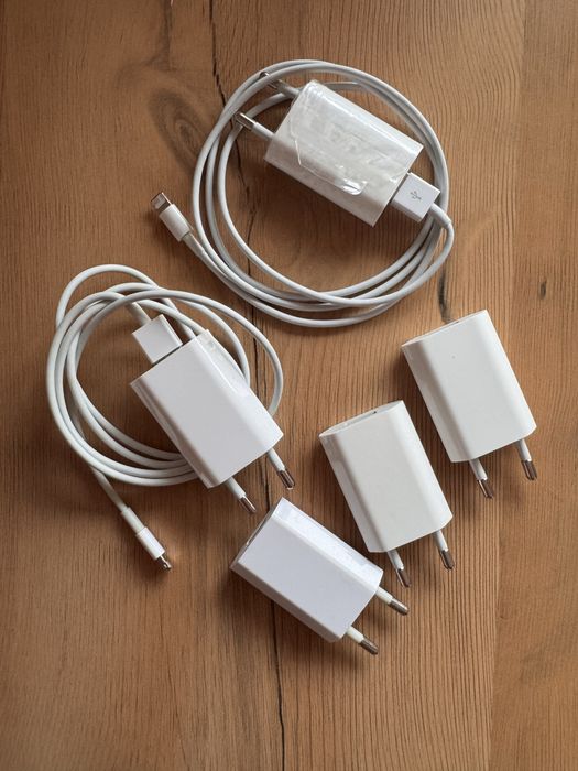 Зарядно за iPhone с кабел и адаптер USB