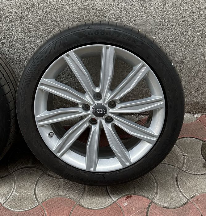 JANTE ORIGINALE AUDI A6 C8 R19 cu anvelope vara GoodYear 245/45 R19