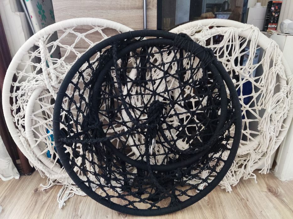 Висяща въжена градинска люлка- хамак