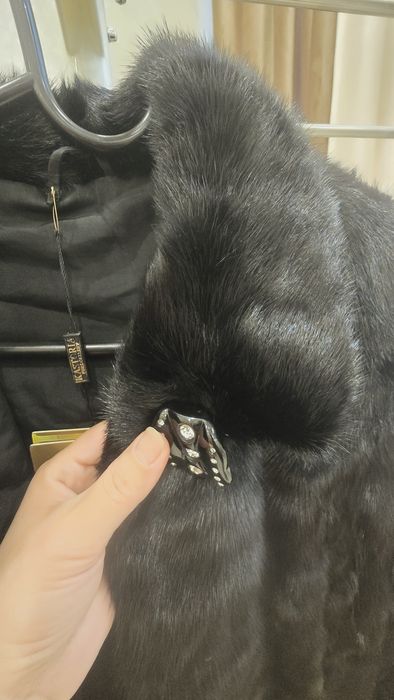 Шуба норковая длинная