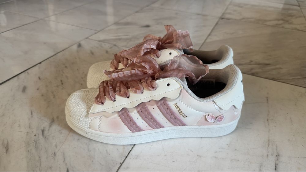Adidas Superstar White / Pink