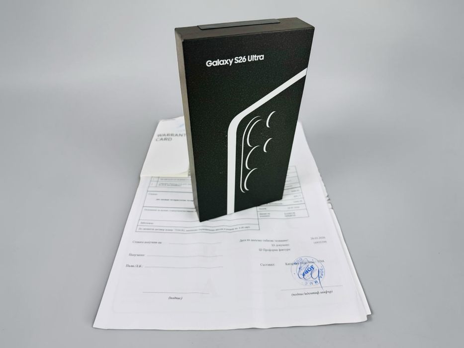 НОВ! Samsung Galaxy S26 Ultra 5G 512GB 12RAM Black 2г. Гаранция!