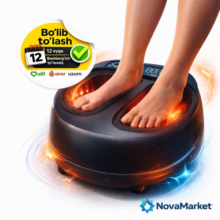 Массажер для ног 4D с подогревом и компрессией Рассрочка

• 4D-массаж