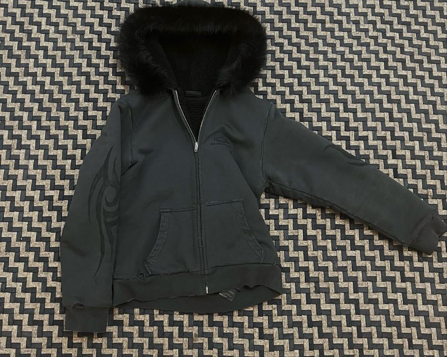 Hanorac baleciaga cu blana