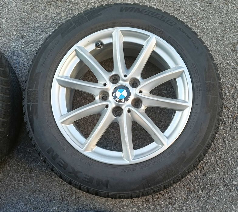 4 бр. джанти 16", 5x112 66 mm с зимни гуми 205/60/16