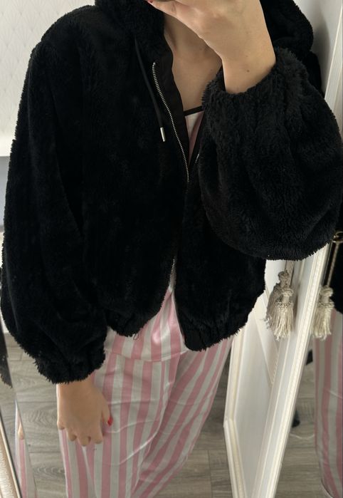 Эко шуба bershka