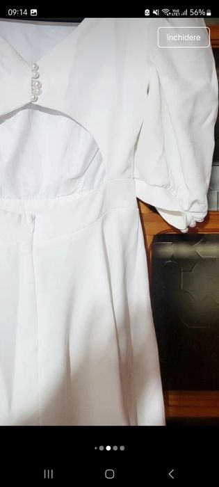 Vând rochiță alba perfecta pentru cununia civila