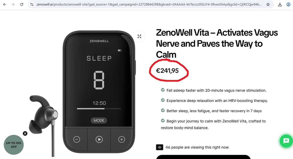 ZenoWell Vita -за качествен сън, подходящ при стрес, напрежение, изтощение