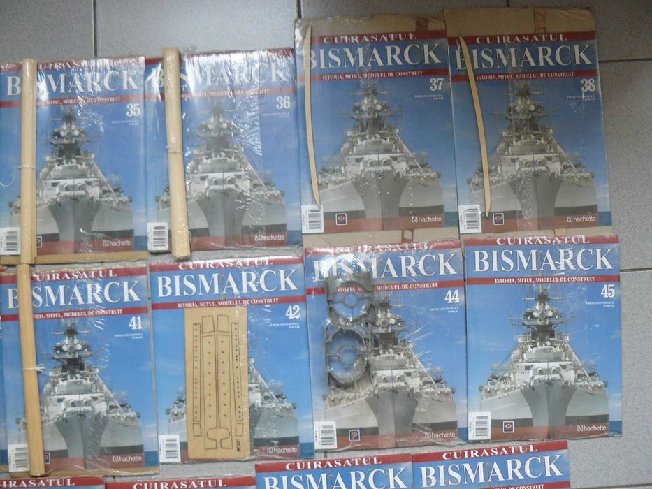 15 Numere Reviste CUIRASATUL BISMARCK Sigilate De La Editura Hachette