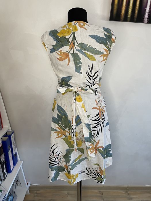 Rochie din in mărimea xs