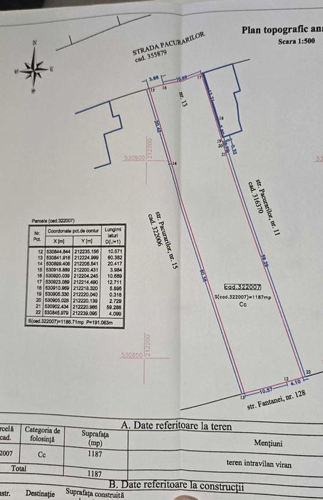 vand teren /arad /gai/ str.pacurarilor nr.13