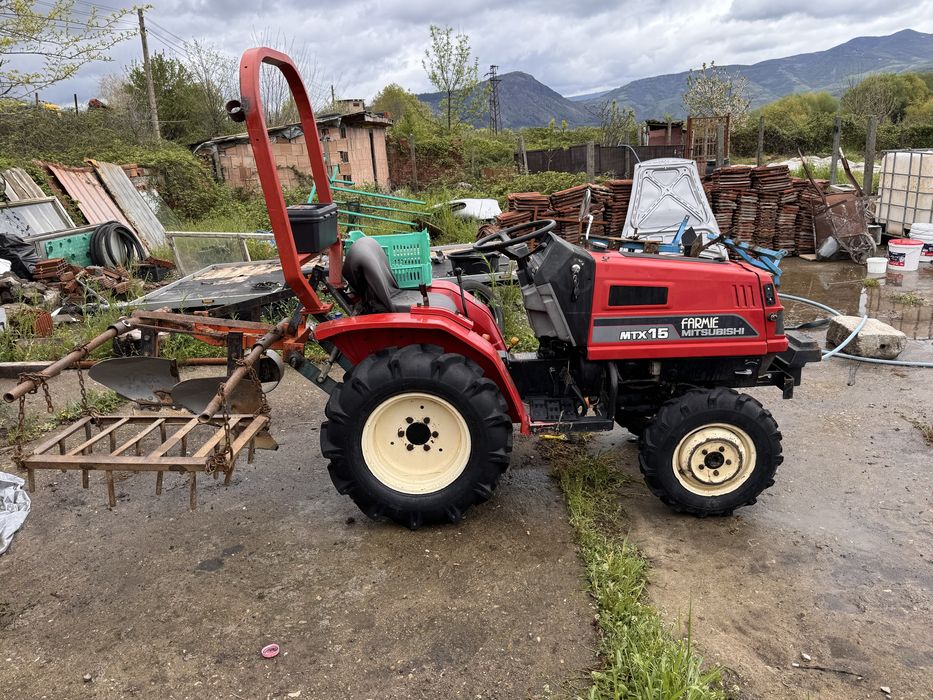 Mitsubishi MTX15 4x4 +Плуг и фреза