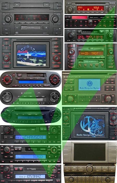 Interfata Adaptor Bluetooth + Handsfree cu 8 pini Vw, Audi (nu aux).