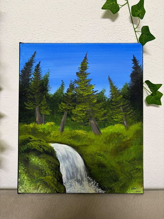 Tablou pictat manual, marime 25x30