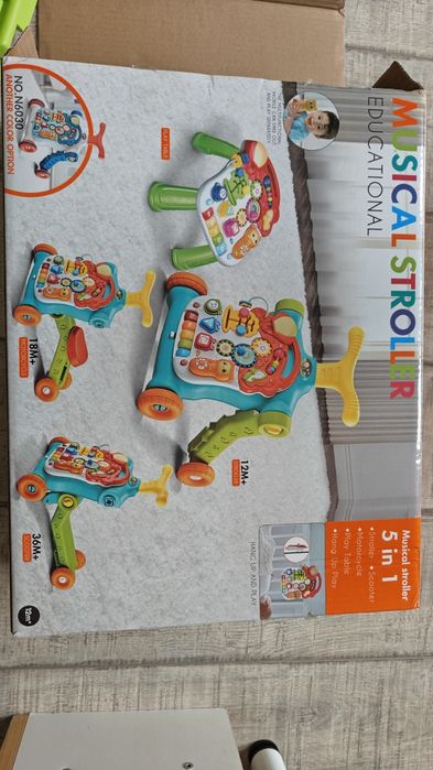 Antepremergator interactiv multifunctional 5 in 1, cu Pian, Sunete, Lu