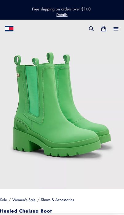 Сапожки Tommy Hilfiger 35 размер