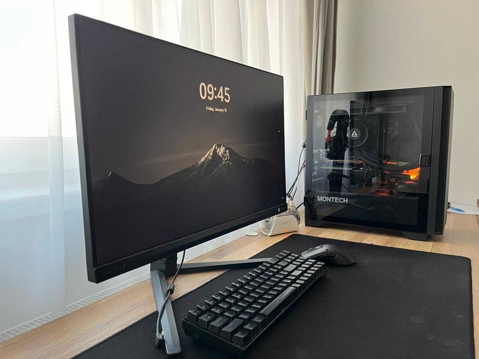 PC R7 5700x3D, RX 6700XT, 1 TB SSD, 650W PC + monitor + periferice