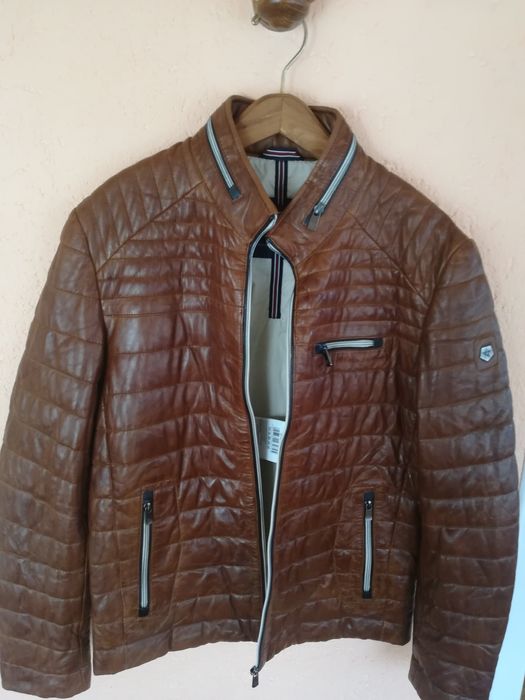 Geaca piele bărbați Milestone mărimea 48