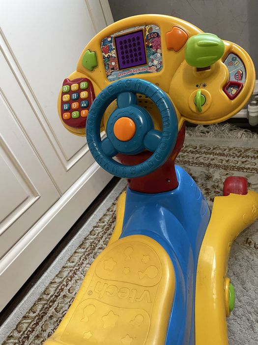 Vtech качалка-каталка, музыкальный руль