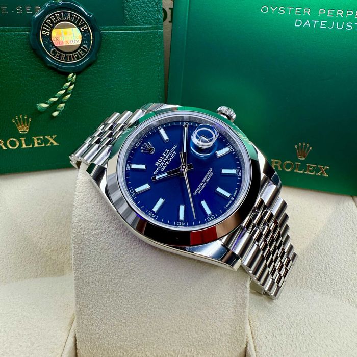 Rolex Datejust Blue Dial | PE STOC | 41mm | 10.400 E | 126300 | 2025