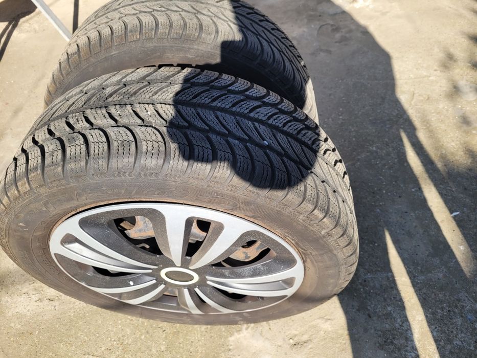 Set 5 aliaj Opel Corsa 175 65 14 și 4 jenti VW de tabla 205 55 16