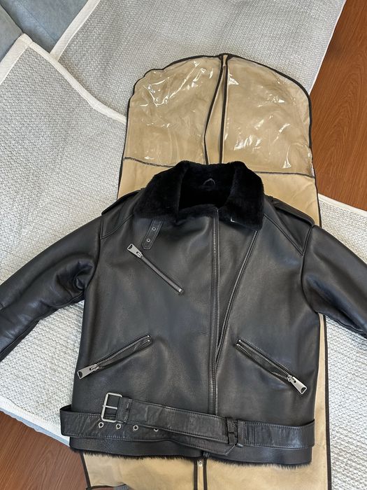 Дубленка натуральная кожа