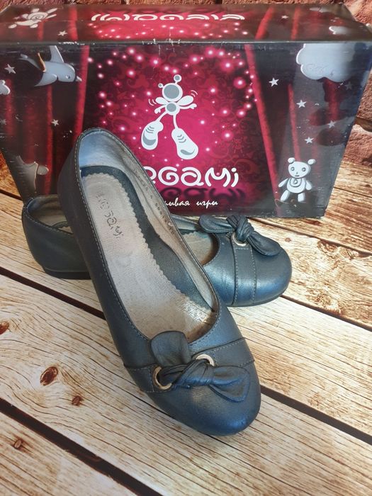 Туфли школьные кожаные