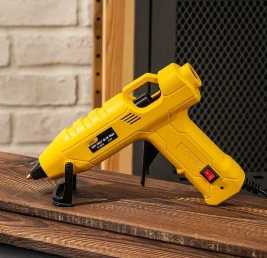 Pistol cu lipici Deli pentru kraft, 20W