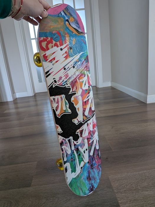 PlacaSkate board din aluminiu model graffiti 71x20cm